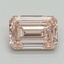 3.06 Ct. Fancy Intense Pink Emerald Lab Grown Diamond