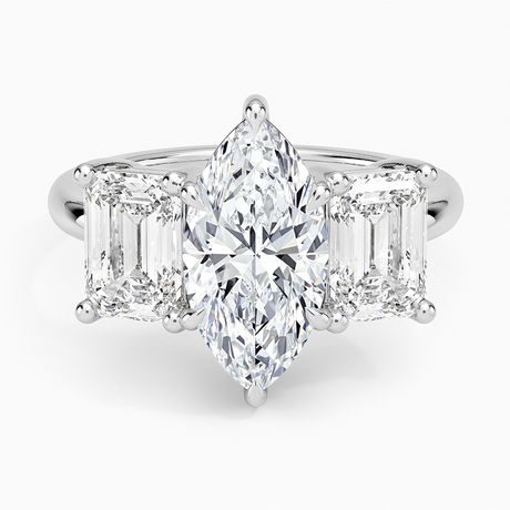 Luxe Rhiannon Three Stone Diamond Ring