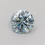 1.30 Ct. Fancy Blue Round Lab Grown Diamond