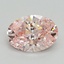 2.85 Ct. Fancy Vivid Pink Oval Lab Grown Diamond