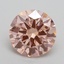 2.51 Ct. Fancy Intense Pink Round Lab Grown Diamond