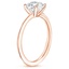 14K Rose Gold Aimee Solitaire Ring, smallside view