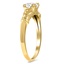 The Shirlene Ring, smalltop view on a hand