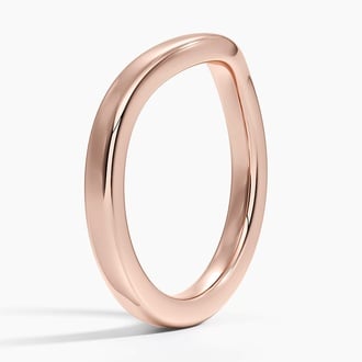 2.5mm Curved Wedding Ring