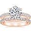 14K Rose Gold Luxe Sienna Diamond Ring with Sienna Eternity Diamond Ring (7/8 ct. tw.)