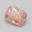4.03 Ct. Fancy Vivid Pink Cushion Lab Grown Diamond