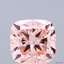 2.57 Ct. Fancy Intense Pink Cushion Lab Grown Diamond