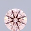 3.30 Ct. Fancy Pink Round Lab Grown Diamond