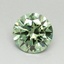 0.70 Ct. Fancy Vivid Green Round Lab Grown Diamond