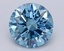 1.76 Ct. Fancy Vivid Blue Round Lab Grown Diamond