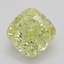 1.10 Ct. Fancy Intense Yellow Cushion Diamond