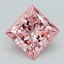 2.08 Ct. Fancy Intense Pink Princess Lab Grown Diamond