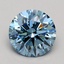 2.00 Ct. Fancy Intense Blue Round Lab Grown Diamond