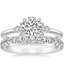 18K White Gold Fiore Diamond Ring with Luxe Sienna Diamond Ring (5/8 ct. tw.)