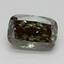 1.01 Ct. Fancy Deep Green Cushion Lab Grown Diamond