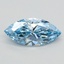 0.89 Ct. Fancy Vivid Blue Marquise Lab Grown Diamond