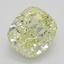 3.01 Ct. Fancy Yellow Cushion Diamond