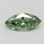 1.14 Ct. Fancy Vivid Pacific Green Marquise Lab Grown Diamond