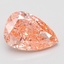 5.10 Ct. Fancy Vivid Pink Pear Lab Grown Diamond