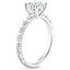 18K White Gold Hollie Diamond Ring, smallside view