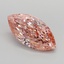 2.93 Ct. Fancy Vivid  Pink Marquise Lab Grown Diamond