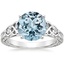 Platinum Aberdeen Celtic Diamond Ring, smalltop view