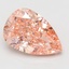 10.06 Ct. Fancy Vivid Pink Pear Lab Grown Diamond