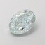 0.84 Ct. Fancy Green Oval Lab Grown Diamond