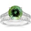 18K White Gold Tressa Split Shank Diamond Ring with Ballad Diamond Ring (1/6 ct. tw.)