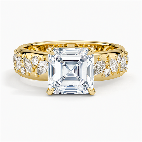 Mosaic Olivetta Three-Quarter Coverage Diamond Ring