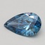 0.76 Ct. Fancy Vivid Blue Pear Lab Grown Diamond
