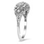 The Ezri Ring, smalltop view on a hand