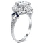 The Mullein Ring, smalltop view on a hand