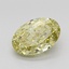 3.25 Ct. Fancy Intense Yellow Oval Lab Grown Diamond