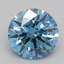 1.06 Ct. Fancy Vivid Blue Round Lab Grown Diamond