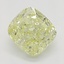 0.55 Ct. Fancy Light Yellow Cushion Diamond