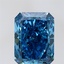 3.03 Ct. Fancy Vivid  Blue Radiant Lab Grown Diamond