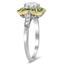 The Poston Ring, smalltop view on a hand