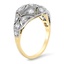 The Fife Ring, smalltop view on a hand