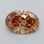 1.03 Ct. Fancy Light  Brown Oval Lab Grown Diamond