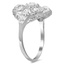 The Domeniga Ring, smalltop view on a hand
