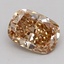 0.96 Ct. Fancy Light  Brown Cushion Lab Grown Diamond
