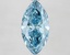 2.51 Ct. Fancy Vivid Blue Marquise Lab Grown Diamond