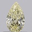 0.58 Ct. Fancy Light  Yellow Pear Lab Grown Diamond