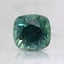 6x5.6mm Teal Cushion Montana Sapphire