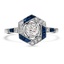 Art Deco Reproduction Diamond Vintage Ring