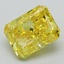 2.63 Ct. Fancy Vivid Yellow Radiant Lab Grown Diamond
