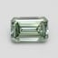 0.76 Ct. Fancy Intense Pacific Green Emerald Lab Grown Diamond