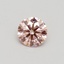 0.63 Ct. Fancy Intense Pink Round Lab Grown Diamond