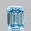 2.05 Ct. Fancy Vivid Blue Emerald Lab Grown Diamond